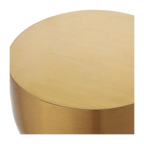 Table d'appoint Chrono dorée