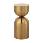 Table d'appoint Chrono dorée