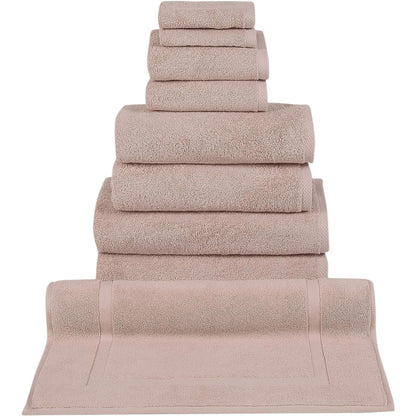 CTT %100 Turkish Cotton Towel Set 8 or 9 Pcs Quick Dry and Absorbent