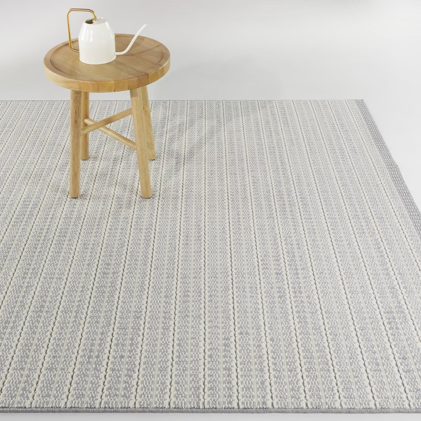 Connell Transitional Stripe Indoor/Outdoor Area Rug