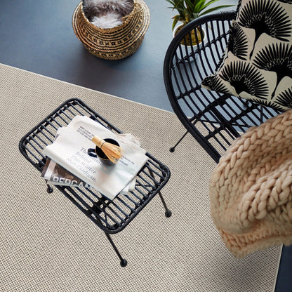Contemporary Solid Indoor/Outdoor Area Rug
