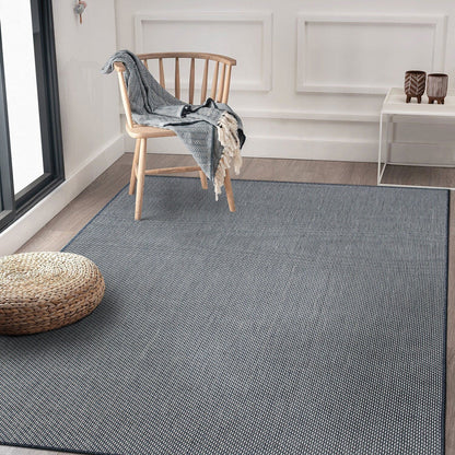 Contemporary Solid Indoor/Outdoor Area Rug