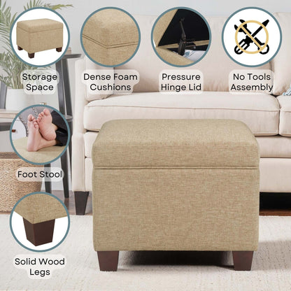 Convenience Concepts Madison Storage Ottoman
