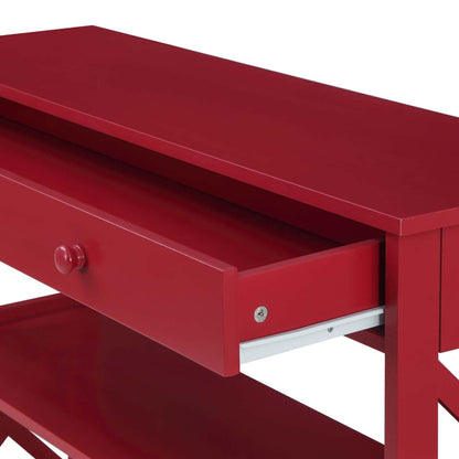 Console Oxford à 1 tiroir avec étagères Convenience Concepts