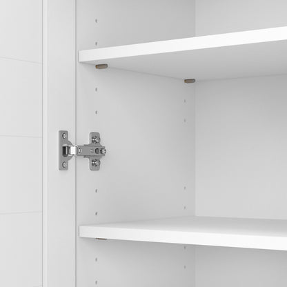 Armoire de rangement Fairview avec portes et étagères par Bush Furniture - 31,73 L x 12,76 l x 30,71 H