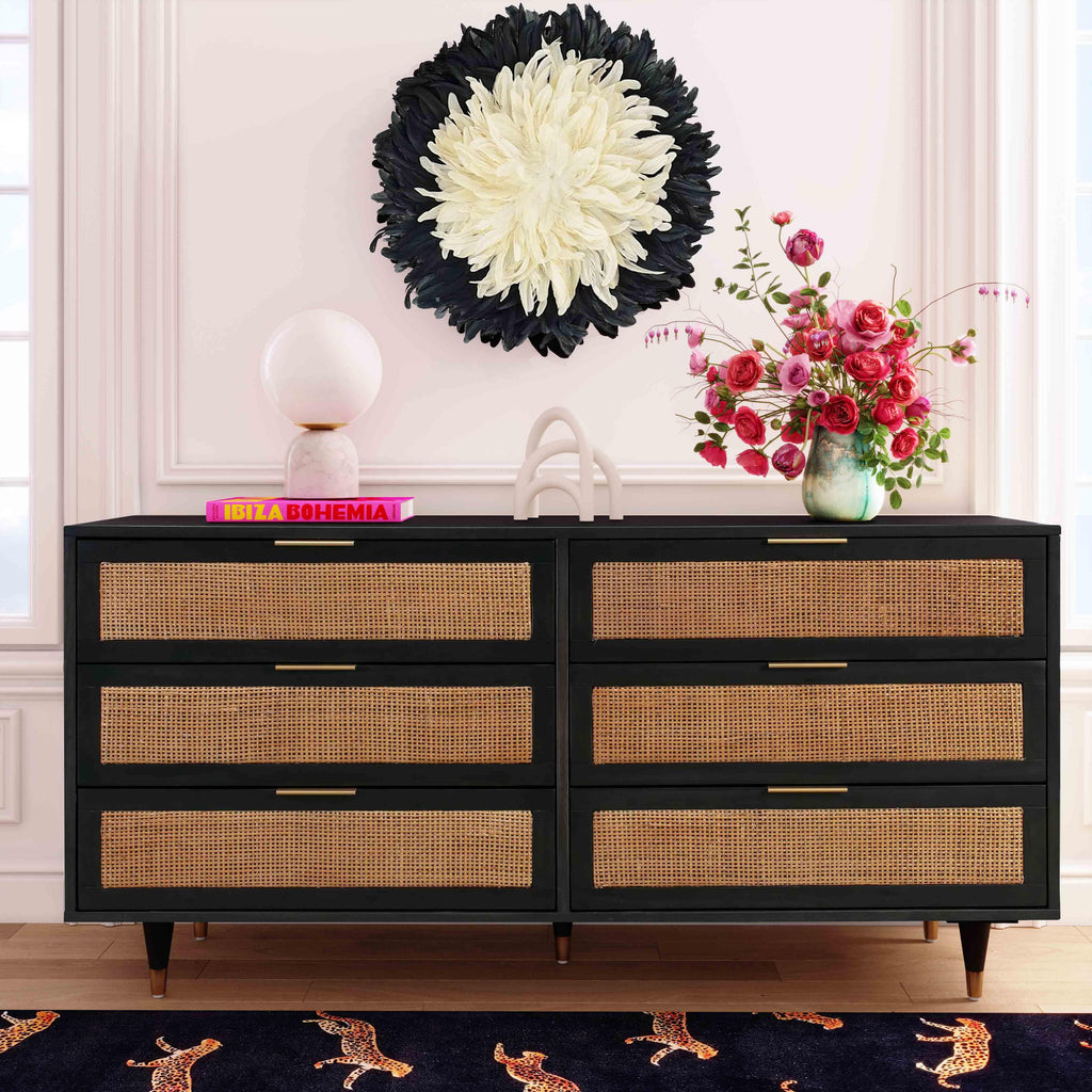 Commode 6 tiroirs Ignis Noir