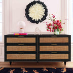 Commode 6 tiroirs Ignis Noir