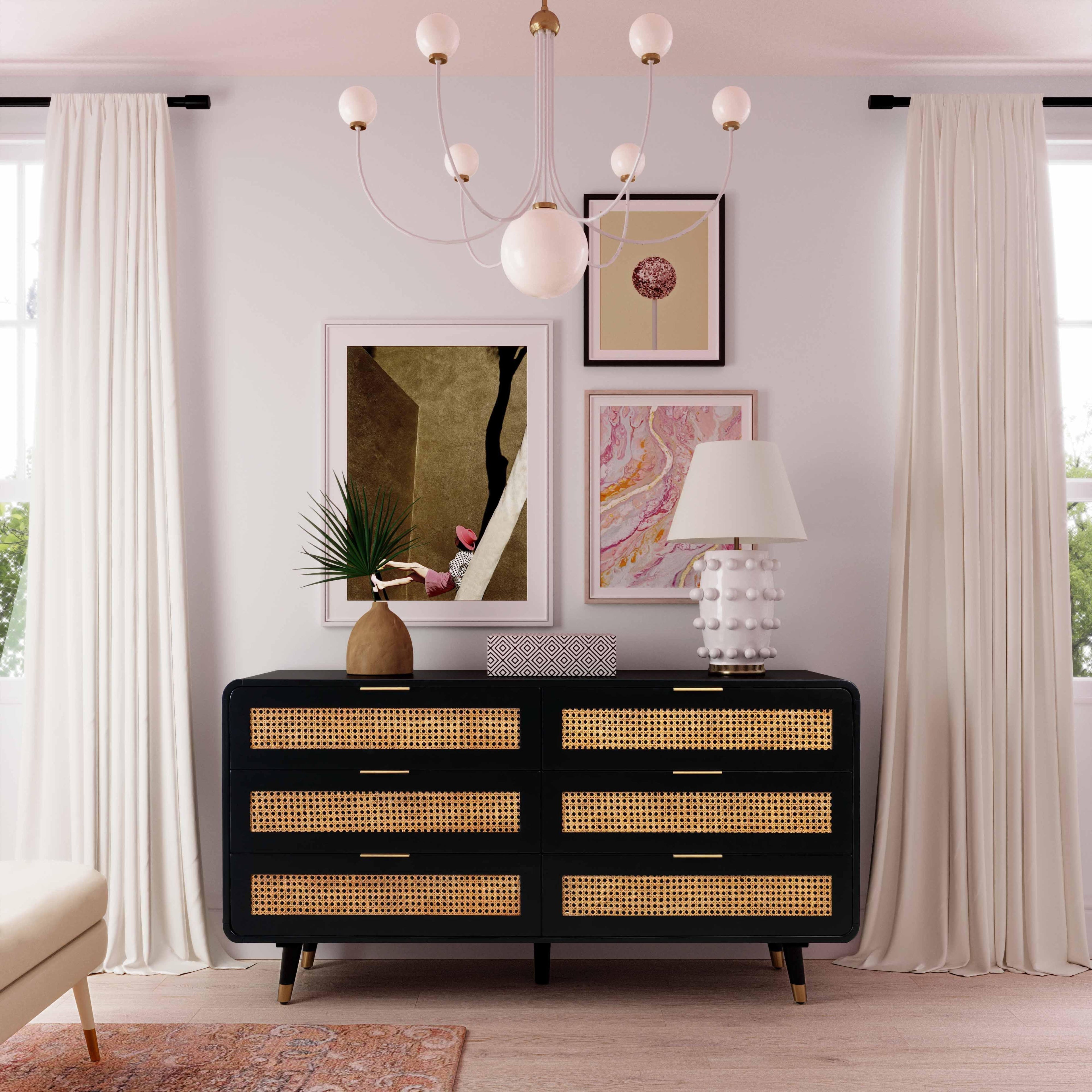Commode Jade à 6 tiroirs
