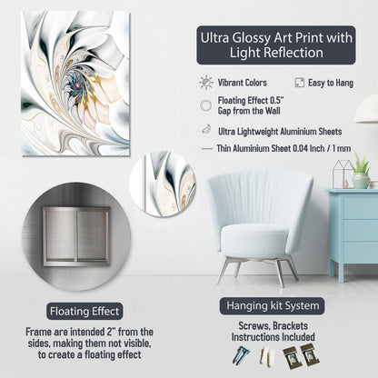 Designart Brown Abstract Tile Mosiac Charm Abstract Tile Metal Wall Art Brown Metal Wall Décor Modern Metal Art Work