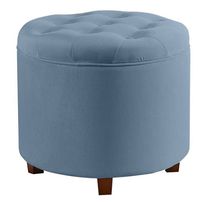 Donovan Tufted Round Storage Ottoman