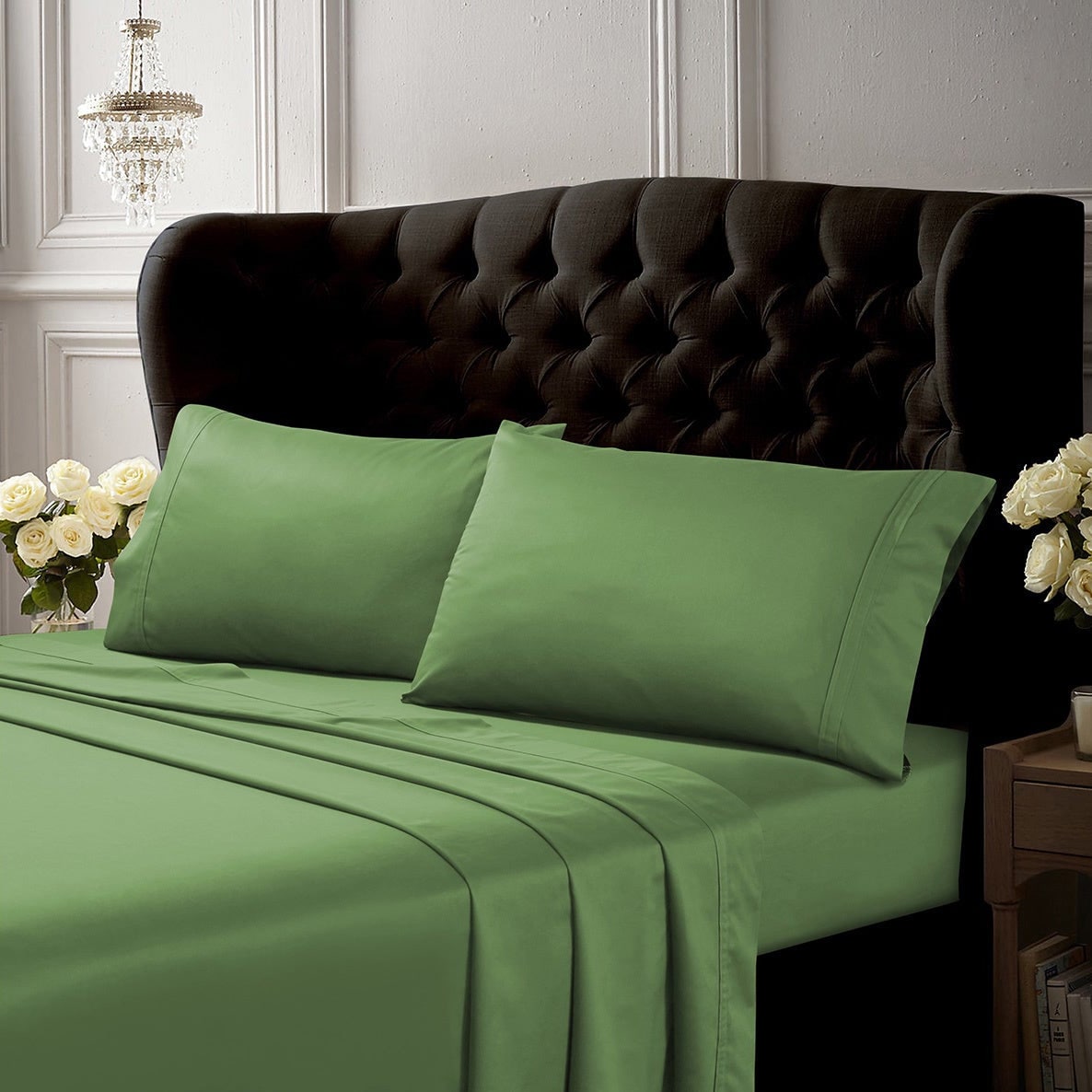 Egyptian Cotton 500 TC Extra Deep Pocket 6-Piece Bed Sheet Set