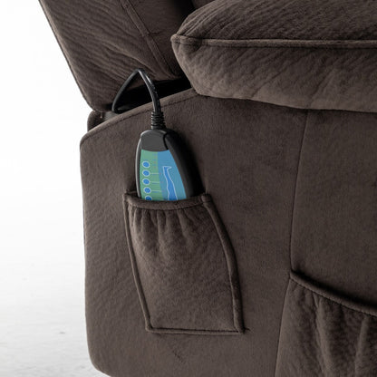 Fauteuil releveur électrique inclinable avec chauffage massant