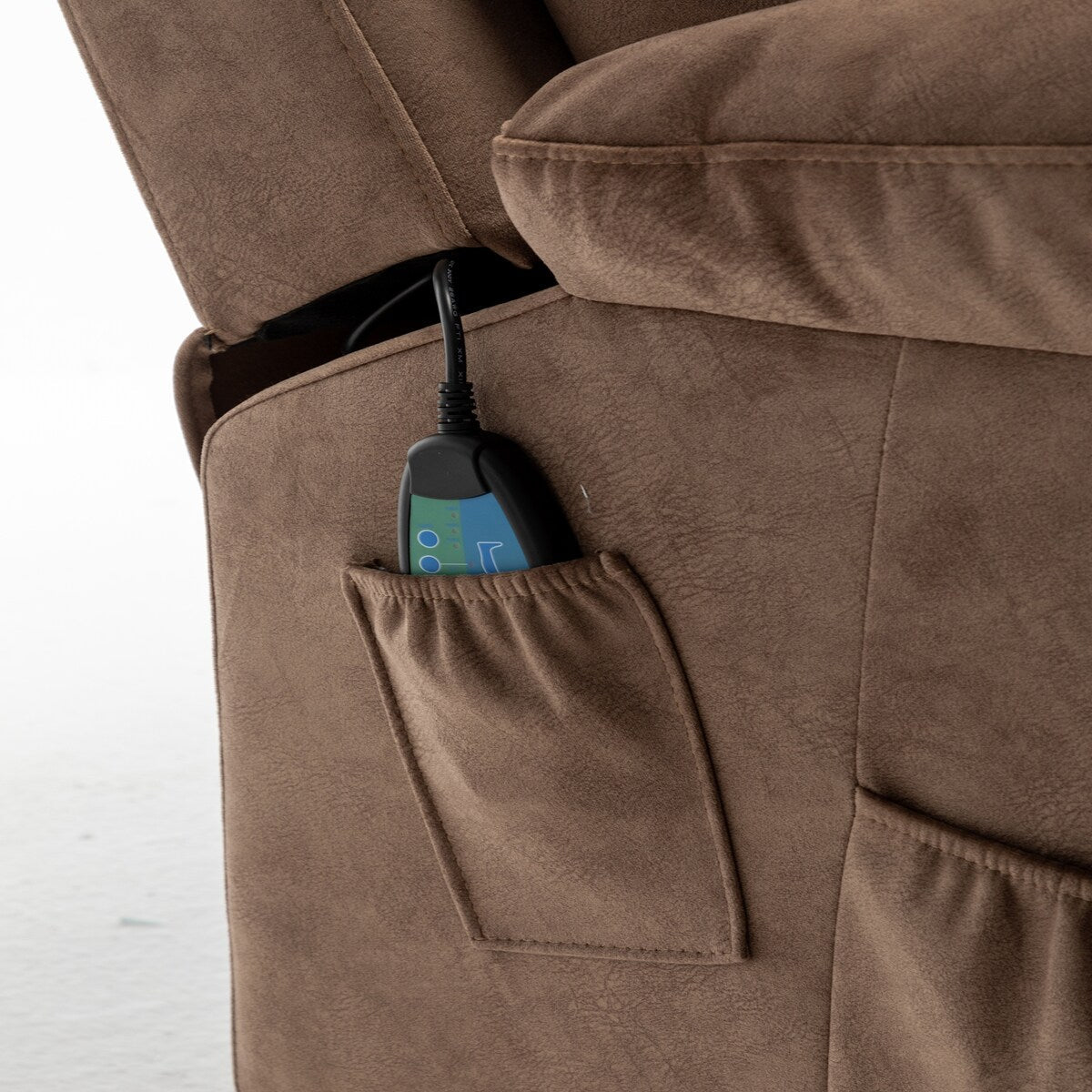 Fauteuil releveur électrique inclinable avec chauffage massant