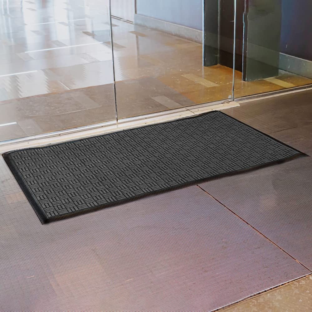 Envelor Door Mat Indoor Outdoor Low Profile Commercial Entryway Rug