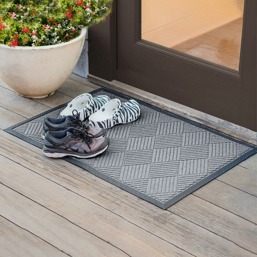 Envelor Door Mat Indoor Outdoor Low Profile Commercial Entryway Rug