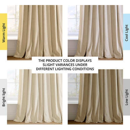 Exclusive Fabrics Signature Blackout Velvet Curtain (1 Panel)