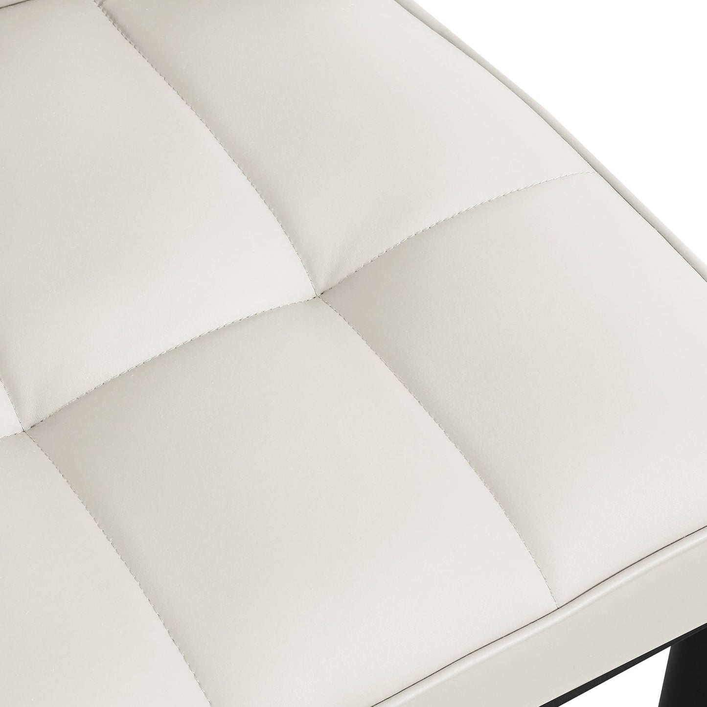 Lot de 2/4 chaises de salle à manger rembourrées en similicuir