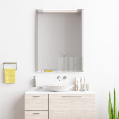 Frameless Beveled Prism Wall Mirror-Square/Rectangluar - Clear