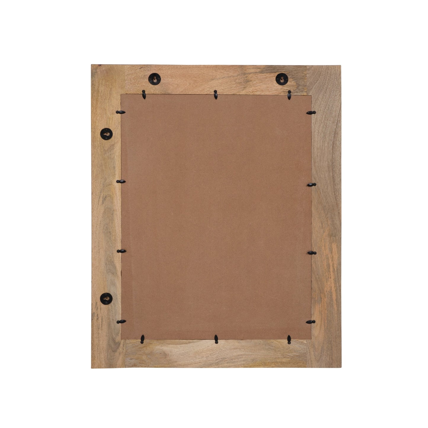 Miroir mural rustique en bois massif naturel Carina de Furniture of America