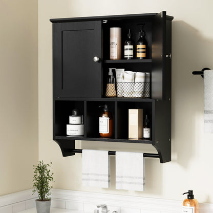 Futzca Bathroom Cabinet Wall Mounted, Storage Cabinet with Doors and Shelves