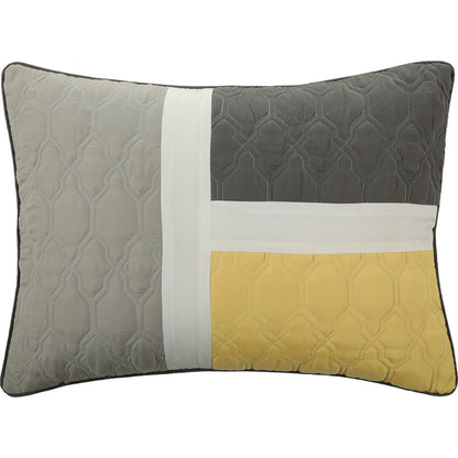 Nanshing Blake 7 Piece Modern Colorblock Comforter Set