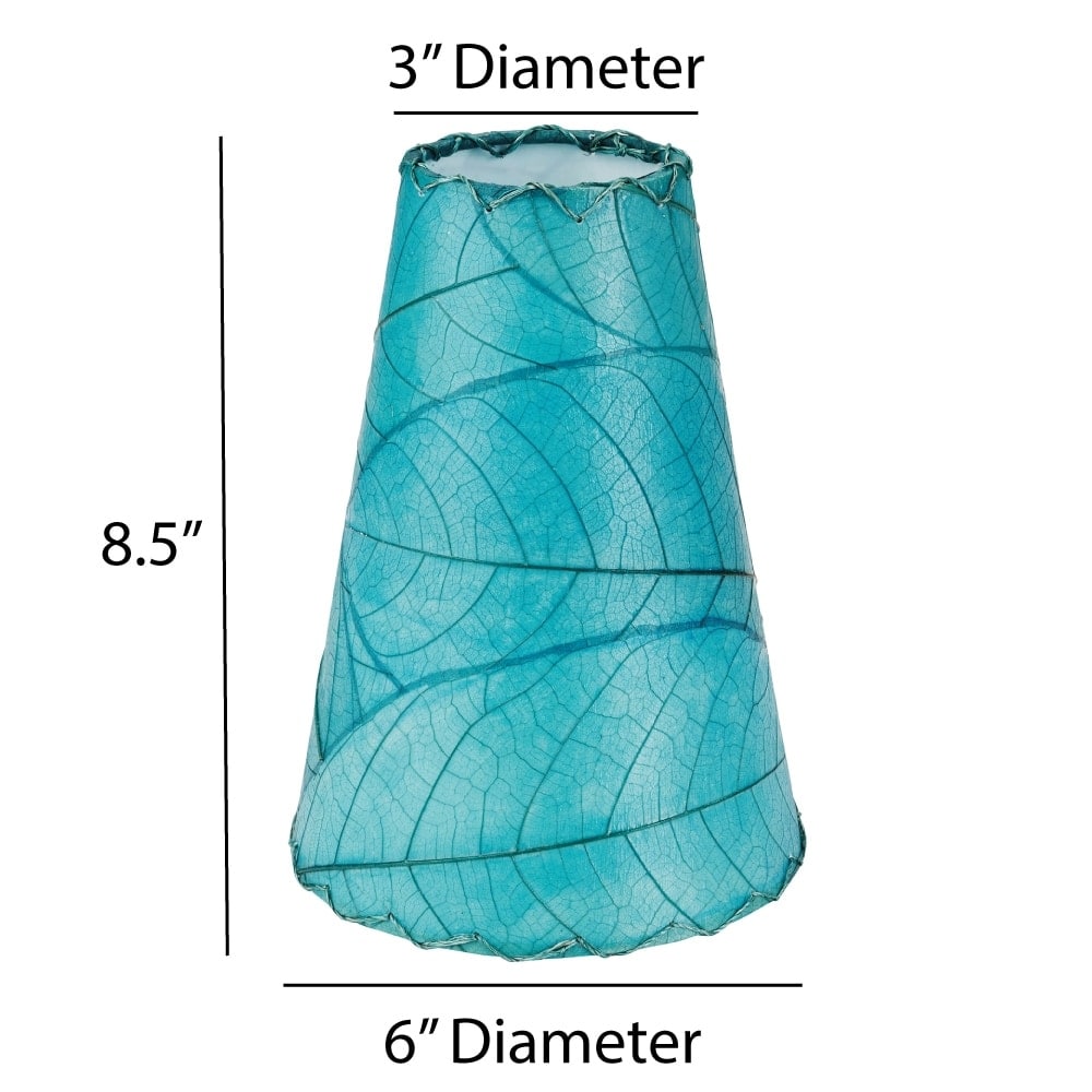 Eangee Handmade Gecko Wall Lamp Combo, Cocoa Leaves Shade, 16 x 7 x 24 in. - 16 x 7 x 24