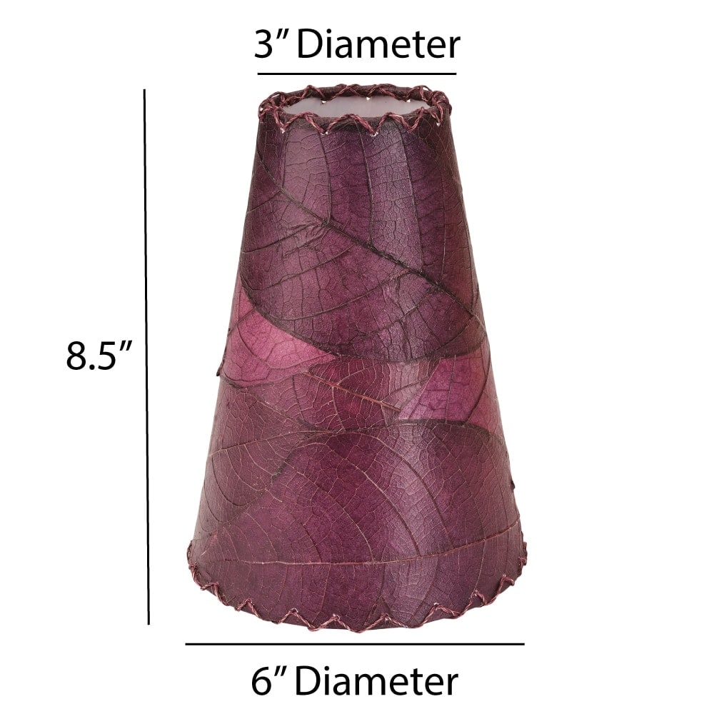 Eangee Handmade Gecko Wall Lamp Combo, Cocoa Leaves Shade, 16 x 7 x 24 in. - 16 x 7 x 24