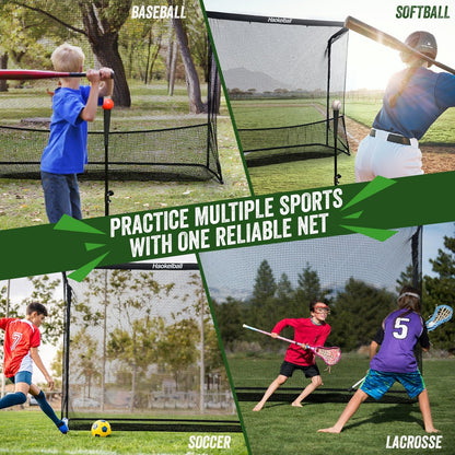 Filet de golf Haokelball 10x7,5 pieds Filet d'entraînement de golf avec tissu cible Filet de frappe de golf robuste