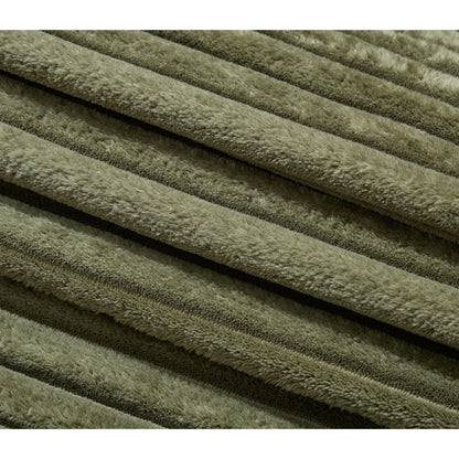 Canapé-lit Harmonia 109 W surdimensionné en velours côtelé, siège profond, double chaise longue avec 4 oreillers