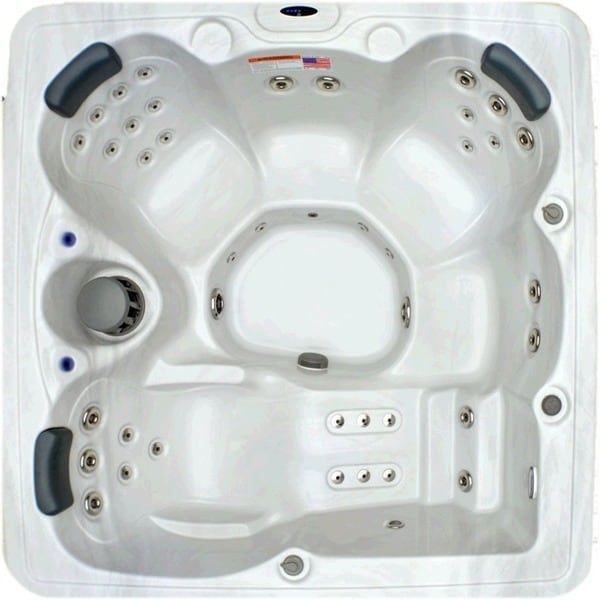 Spa 51 jets Home and Garden pour 5 personnes avec jets en acier inoxydable et ozone - 80 x 80 x 34