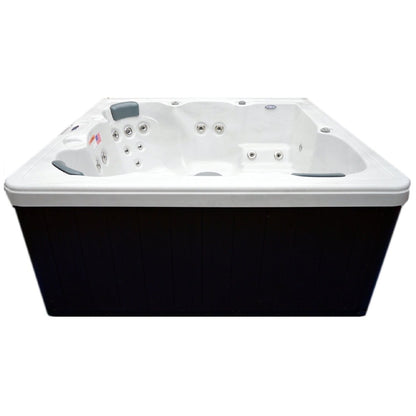 Spa 51 jets Home and Garden pour 5 personnes avec jets en acier inoxydable et ozone - 80 x 80 x 34
