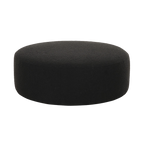 Horizon Ottoman Noir Boucle