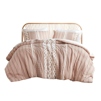 INK+IVY Imani Cotton Printed Comforter Set with Chenille