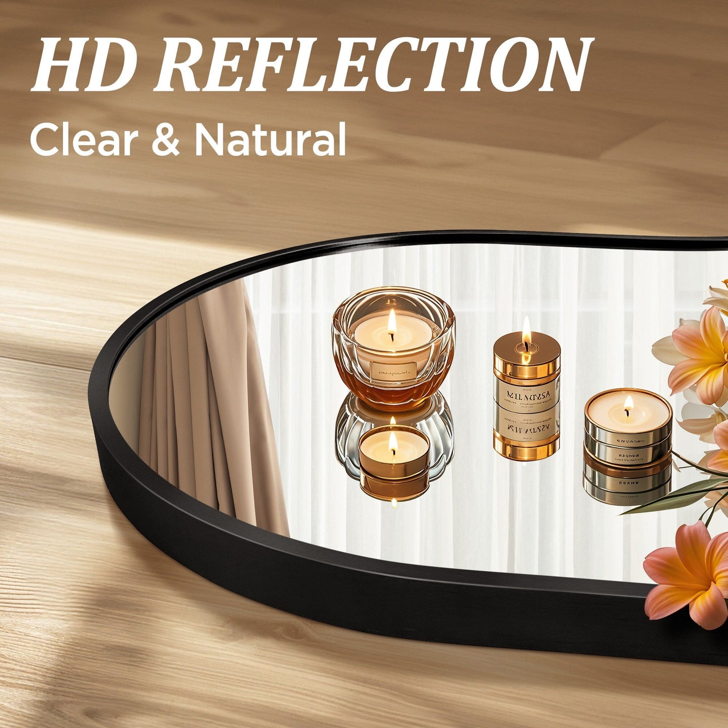 Irregular Wall Mirror Decorative Asymmetrical Wall Mirror