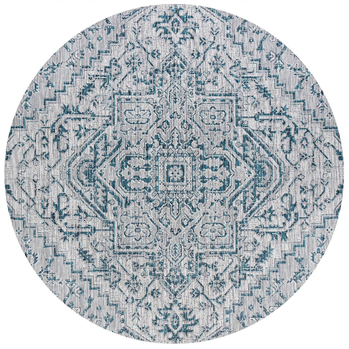 JONATHAN Y Charleston Medallion Indoor/Outdoor Area Rug