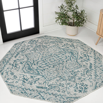 JONATHAN Y Charleston Medallion Indoor/Outdoor Area Rug