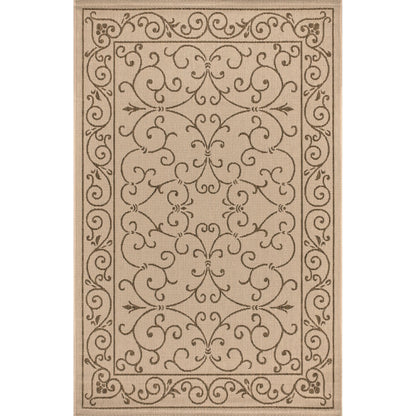 JONATHAN Y Filigree Textured Weave Indoor/Outdoor Area Rug