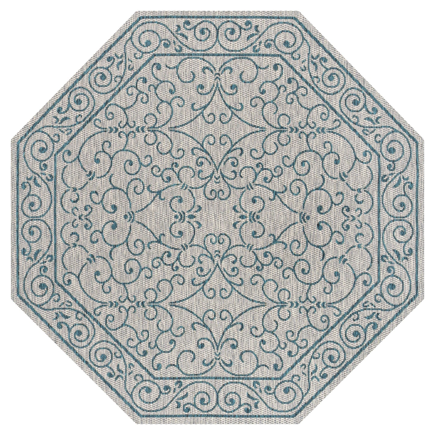 JONATHAN Y Filigree Textured Weave Indoor/Outdoor Area Rug