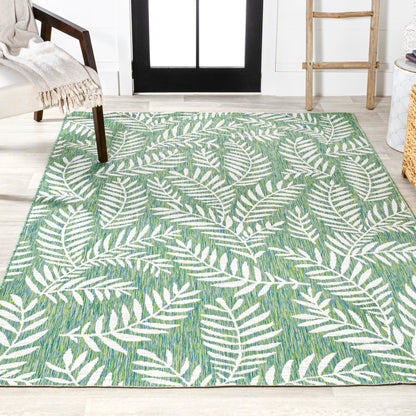 JONATHAN Y Galon Palm Frond Indoor/Outdoor Area Rug
