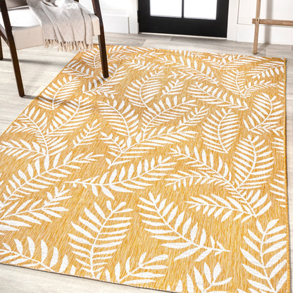 JONATHAN Y Galon Palm Frond Indoor/Outdoor Area Rug