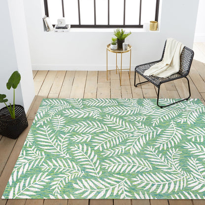 JONATHAN Y Galon Palm Frond Indoor/Outdoor Area Rug