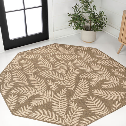 JONATHAN Y Galon Palm Frond Indoor/Outdoor Area Rug
