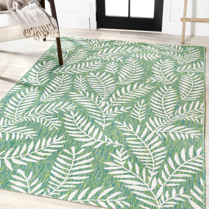 JONATHAN Y Galon Palm Frond Indoor/Outdoor Area Rug