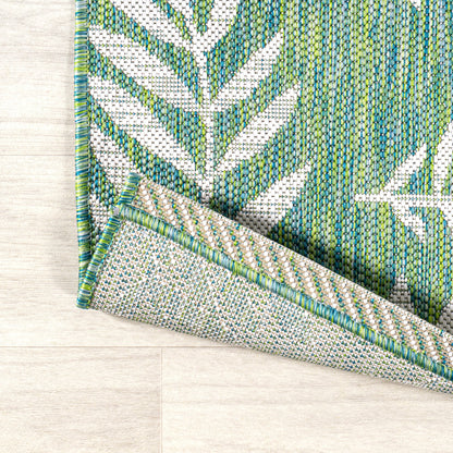JONATHAN Y Galon Palm Frond Indoor/Outdoor Area Rug