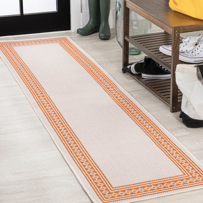 JONATHAN Y Havana Classic Diamond Border Indoor/Outdoor Area Rug