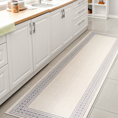 JONATHAN Y Havana Classic Diamond Border Indoor/Outdoor Area Rug