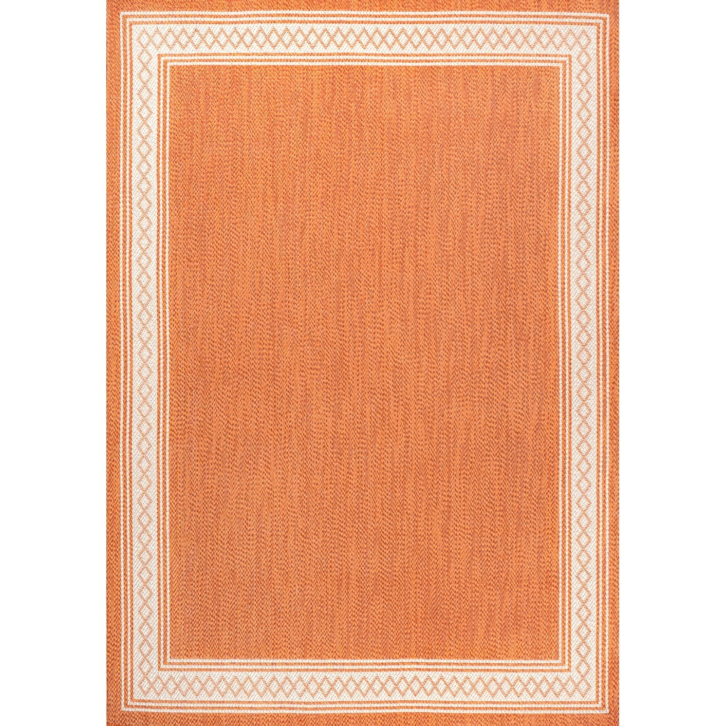 JONATHAN Y Havana Classic Diamond Border Indoor/Outdoor Area Rug
