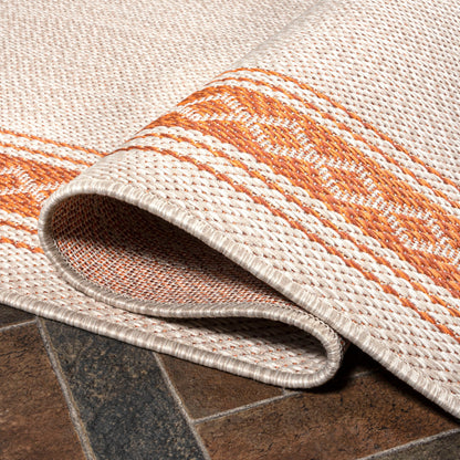 JONATHAN Y Havana Classic Diamond Border Indoor/Outdoor Area Rug