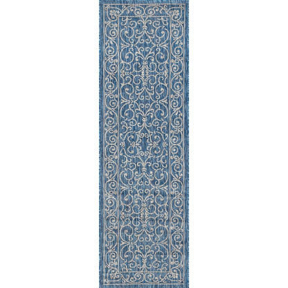 JONATHAN Y Filigree Textured Weave Indoor/Outdoor Area Rug