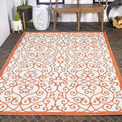 JONATHAN Y Ourika Textured Weave Indoor/Outdoor Area Rug